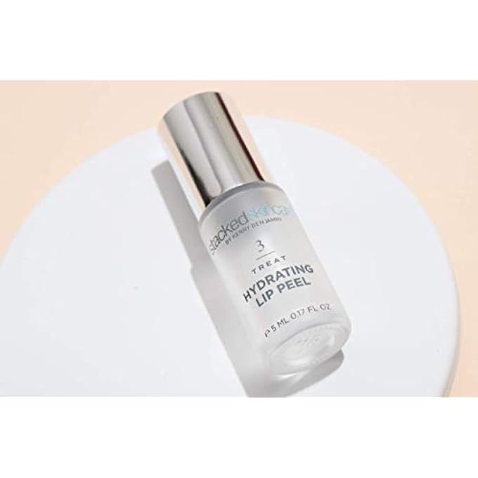 StackedSkincare | HYDRATING LIP PEEL, LIP EXFOLIATOR FOR CHAPPED LIPS, EXFOLIATOR WITH GLYCOLIC ACID, ENHANCE, SOFTEN, AND SMOOTH DRY LIPS, VEGAN, 0.17 FL OZ - Image 4